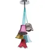 Image de Suspension bohème 5 abat-jours en tissu