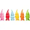 Image de Statuettes nains multicolores h11 (x6)