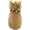 Image de Vase ananas en polyrésine dorée h50