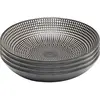 Image de Assiette creuse en porcelaine noire et blanche d20 - lot de 4