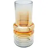 Image de Vase en verre bleu et orange h30