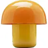 Image de Lampe champignon en acier orange et jaune