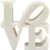 Image de Statuette love en polygrès blanc