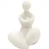 Image de Statuette femme en polygrès blanc