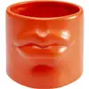 Image de Vase orange lèvres