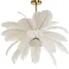 Image de Suspension en plumes blanches