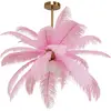Image de Suspension en plumes roses