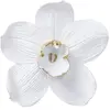 Image de Déco murale orchidée blanche et dorée en polyrésine h54