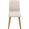Image de Chaise scandinave écru et chêne