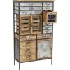 Image de Commode industrielle en acier et pin