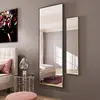 Image de Miroir en métal noir 130x30
