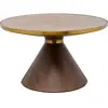 Image de Table basse ronde en noyer d70