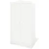 Image de Armoire enfant 2 portes blanc
