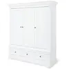 Image de Armoire enfant 3 portes blanc