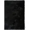 Image de Tapis à poils longs noir 140x200