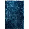 Image de Tapis à poils longs bleu 160x230