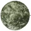 Image de Tapis à poils longs vert D 160 rond