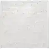Image de Tapis à poils longs blanc 150x150