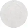 Image de Tapis à poils longs blanc D 200 rond