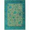 Image de Tapis tissé à plat turquoise 240x340
