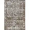 Image de Tapis tissé à plat gris 80x165