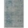 Image de Tapis tissé à plat bleu 120x180