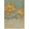 Image de Tapis tissé à plat beige/bleu 120x180