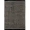 Image de Tapis de laine noir & blanc 140x200