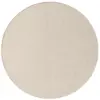 Image de Tapis de laine blanc D 200 rond