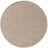 Image de Tapis de laine taupe D 200 rond