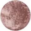 Image de Tapis à poils longs rose D 160 rond