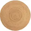 Image de Tapis de jute marron clair D 90 rond