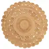 Image de Tapis de jute marron clair d 120 rond
