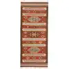 Image de Kelim tissé à la main multicouleur/rouge 80x200