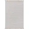 Image de Tapis fabriqué à partir de matériaux recyclés gris 120x170