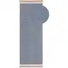 Image de Tapis de couloir en laine bleu 70x200