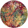 Image de Tapis multicouleur D 120 rond