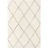 Image de Tapis à poils longs crème 140x200