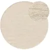 Image de Tapis de laine crème D 150 rond
