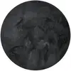 Image de Tapis de fausse fourrure anthracite D 120 rond