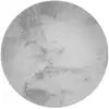 Image de Tapis de fausse fourrure gris D 180 rond