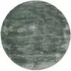 Image de Tapis en viscose rond vert clair D 120