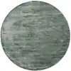 Image de Tapis en viscose rond vert clair D 200