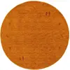 Image de Tapis en laine rond jaune D 160