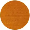 Image de Tapis en laine rond jaune D 200