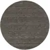 Image de Tapis en laine rond gris D 160