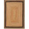 Image de Tapis de jute noir 120x170