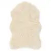 Image de Tapis de fausse fourrure crème 60x90