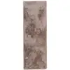 Image de Tapis de fausse fourrure taupe 80x240