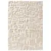 Image de Tapis à poils longs crème/beige 160x230